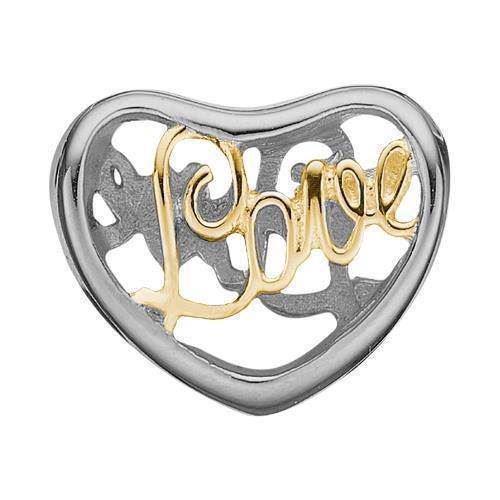 Image of Love Sterling sølv Charms til sølv armbånd smykke fra Christina Collect